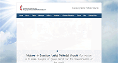 Desktop Screenshot of evansburgumc.com